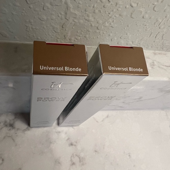 It Cosmetics Brow Power Eyebrow Pencil 2 pack universal taupe blonde tone lot - Picture 3 of 9